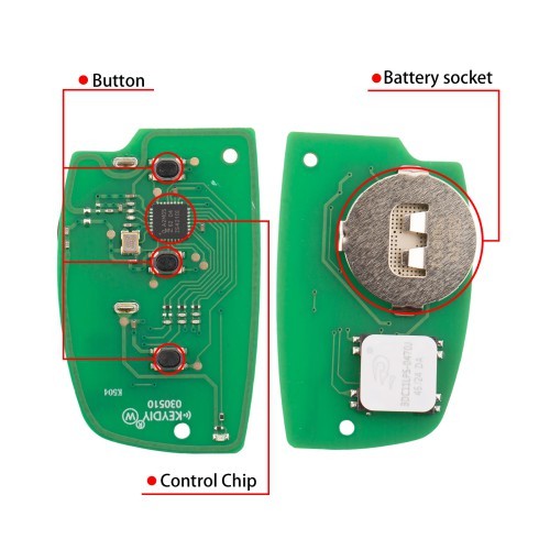 (5PCS/LOT)KEYDIY KD ZB33-3 Universal Smart Remote Key 3 Buttons for Hyundai Type