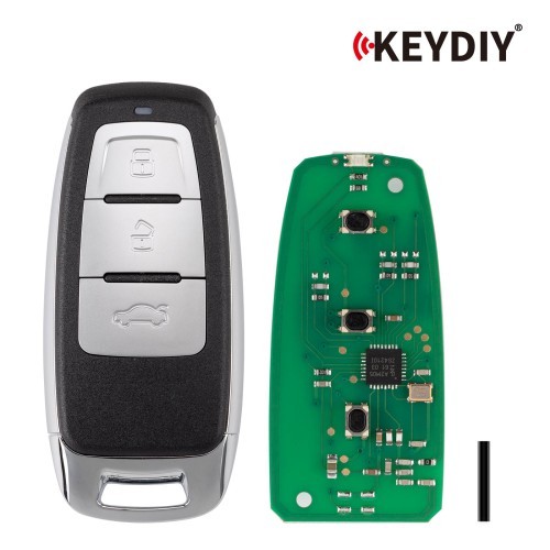 (5PCS/LOT)KEYDIY KD ZB08-3 Universal Smart Remote Key 3 Buttons for Audi Type
