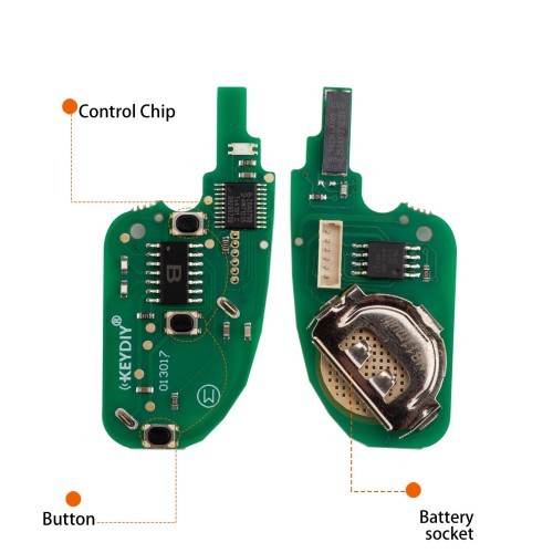 (5PCS/LOT)  KD NB11-3 Universal Remote Key 3 Buttons
