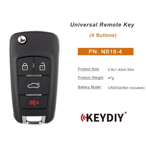 (5PCS/LOT)KD NB08-3 Universal Flip Remote Key 3 Buttons for Volkswagen Type 5pcs/lot