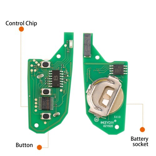 (5PCS/LOT)KEYDIY KD NB21-3 Universal Flip Remote Key 3 Buttons Knife Type 5pcs/lot