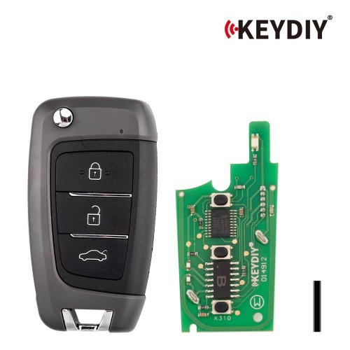 (5PCS/LOT)KEYDIY KD NB25-3 PCF Universal Flip Remote Key 3 Buttons for Hyundai Type