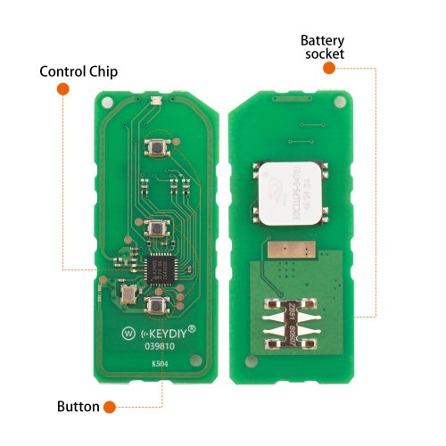 (5PCS/LOT)  KD ZB51-3 Universal Smart Remote Key 3 Buttons 5pcs/lot