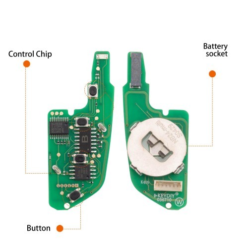 (5PCS/LOT)  KEYDIY KD NB24-4 Universal Flip Remote Key 4 Buttons for Lexus Type 5pcs/lot