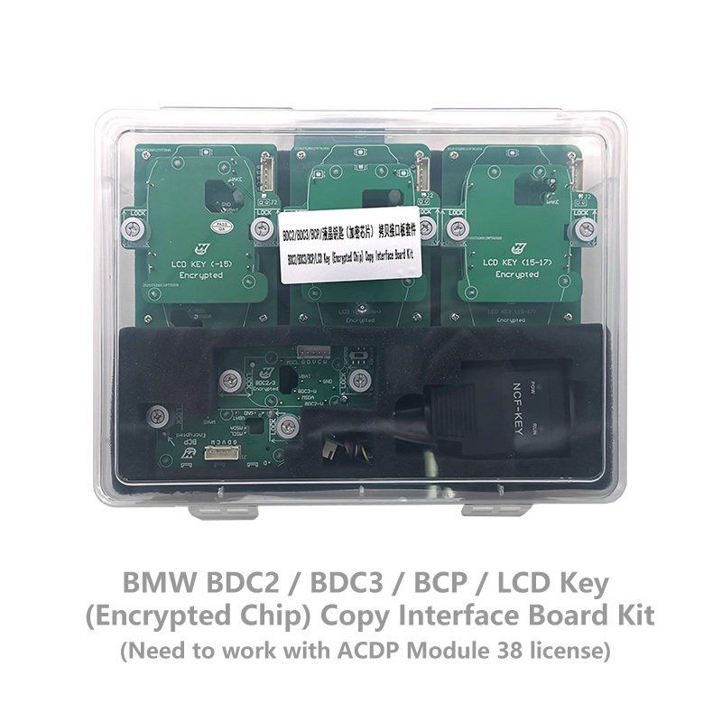 Yanhua ACDP BMW Encrypted Key Adapters BMW BDC2/BDC3/BCP/LCD Key (Encryption Chip) Copy Interface Board Kit Support encrypted BDC2/BDC3/BCP& LCD(Mexico) keys clone