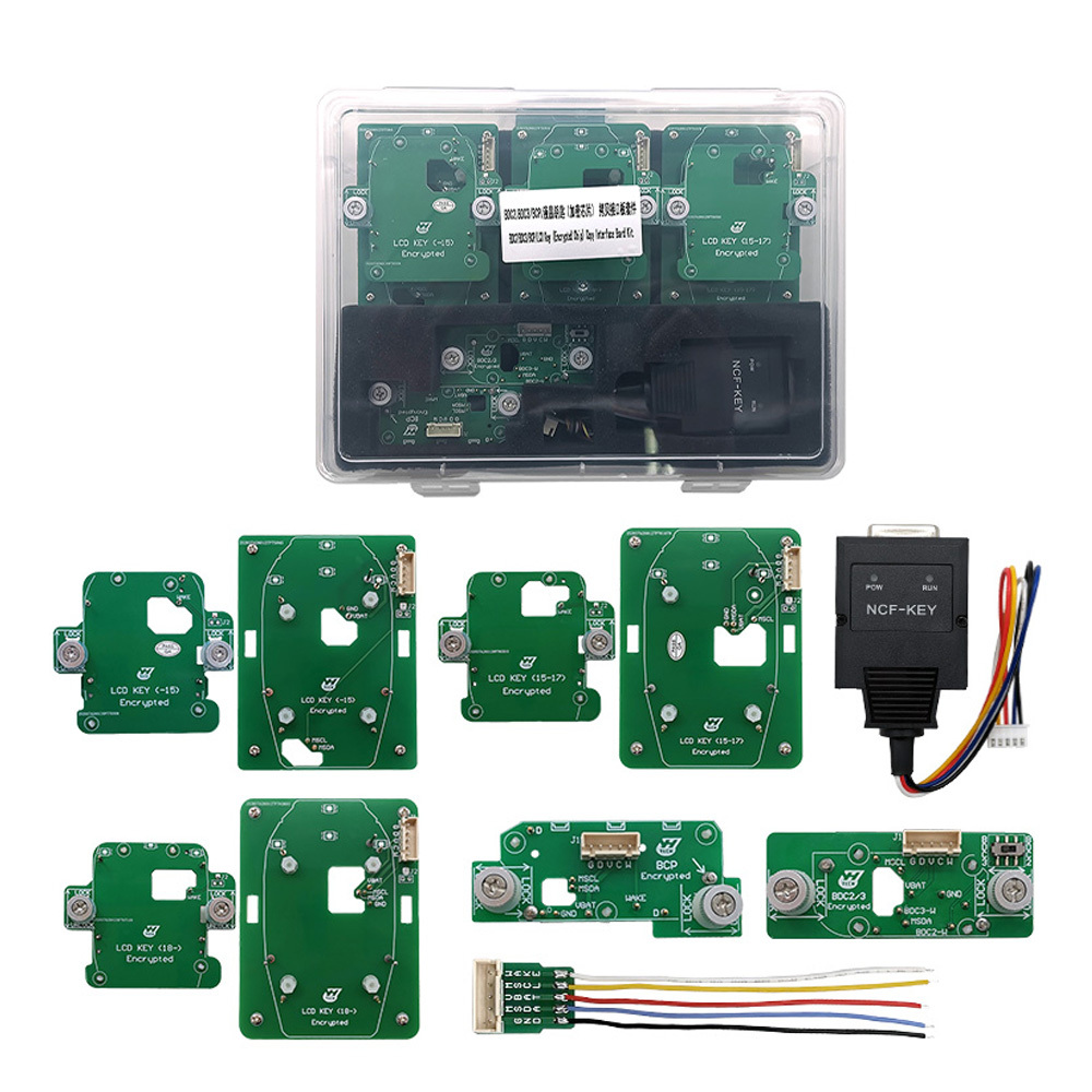 Yanhua ACDP BMW Encrypted Key Adapters BMW BDC2/BDC3/BCP/LCD Key (Encryption Chip) Copy Interface Board Kit Support encrypted BDC2/BDC3/BCP& LCD(Mexico) keys clone