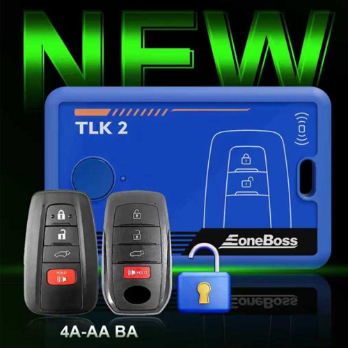 2026 EONEBOSS TLK2 Locked Key Reuse Tool for Toyota/Lexus 4A-AA BA Keys