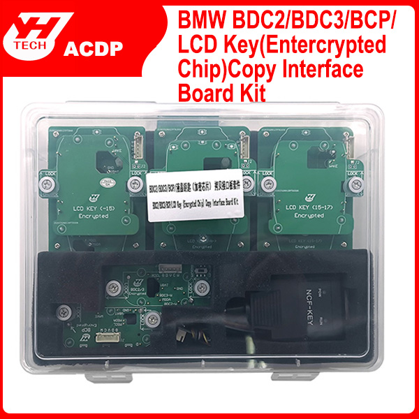 Yanhua ACDP BMW Encrypted Key Adapters BMW BDC2/BDC3/BCP/LCD Key (Encryption Chip) Copy Interface Board Kit Support encrypted BDC2/BDC3/BCP& LCD(Mexico) keys clone