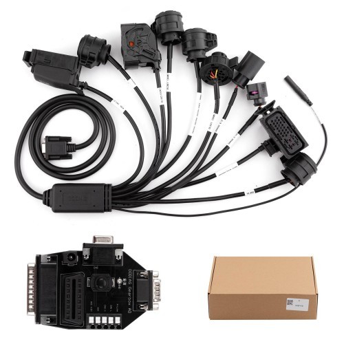 GODIAG Gearbox Cable 9-in-1 for V-A-G V30 DQ200 DL501 VL300 VL381 DQ500 DQ250 DQ380 DQ381 DQ400E Directly Connects AUTEL Gbox Xhorse Multi Prog