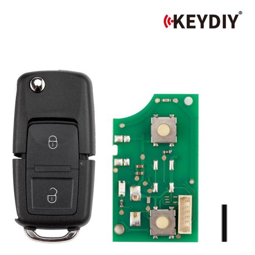 [5pieces/lot] KEYDIY KD B01-2 Universal Flip Remote Key 2 Buttons for Volkswagen Type