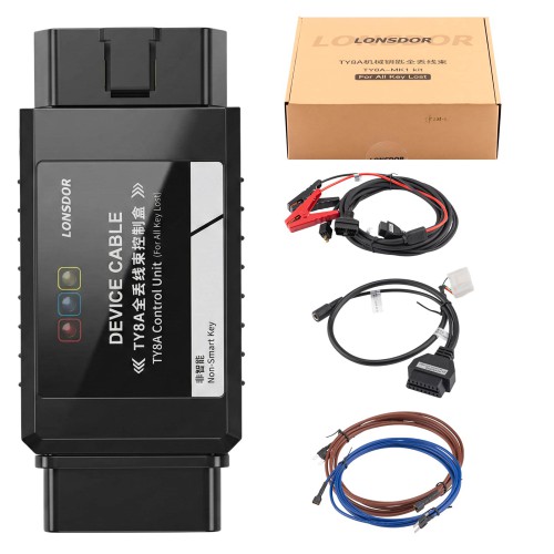 Lonsdor TOYOTA TY8A-MK1 Kit for TOYOTA 8A NON-SMART Key AKL Before 2018 No Need to Replace lMMO Box Work with Lonsdor K518 PRO / K518