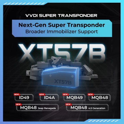 2026 Xhorse VVDI XT57B XDCST3EN Super Chip Support 7935, 46, 47, 48, 49, 4A, and MQB48 Global Version