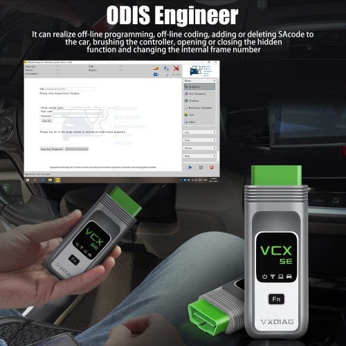 2025 VXDIAG VCX SE 6154 ODI-S V25 Diagnostic Tool Support DOIP for VW, AUDI, SKODA, SEAT Bentley Lamborghini with Engineer V17.0.1