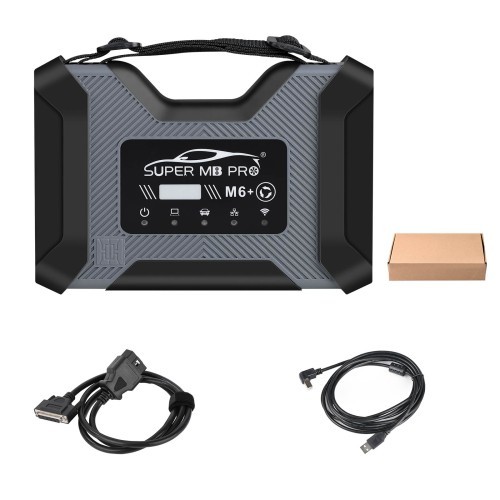 2026 Super MB Pro M6+ PRO OBD Standard Version for BENZ DOIP Wireless Diagnosis Tool with OBD2 16pin Cable + USB Cable