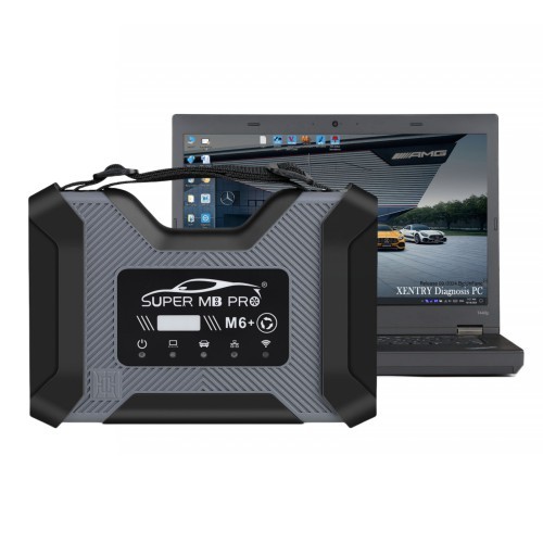 Super MB Pro M6+ PRO Full Version DoIP Benz With 512G SSD Software Pre-installed on Lenovo T440P Laptop I7 CPU 8GB Memory Ready to Use