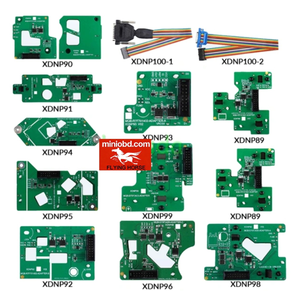 11pcs/set XHORSE XDNPM5GL MQB SA/SC/SD/D70F34XX Solder free Adapter used with KEY TOOL PLUS and MULTI-PROG
