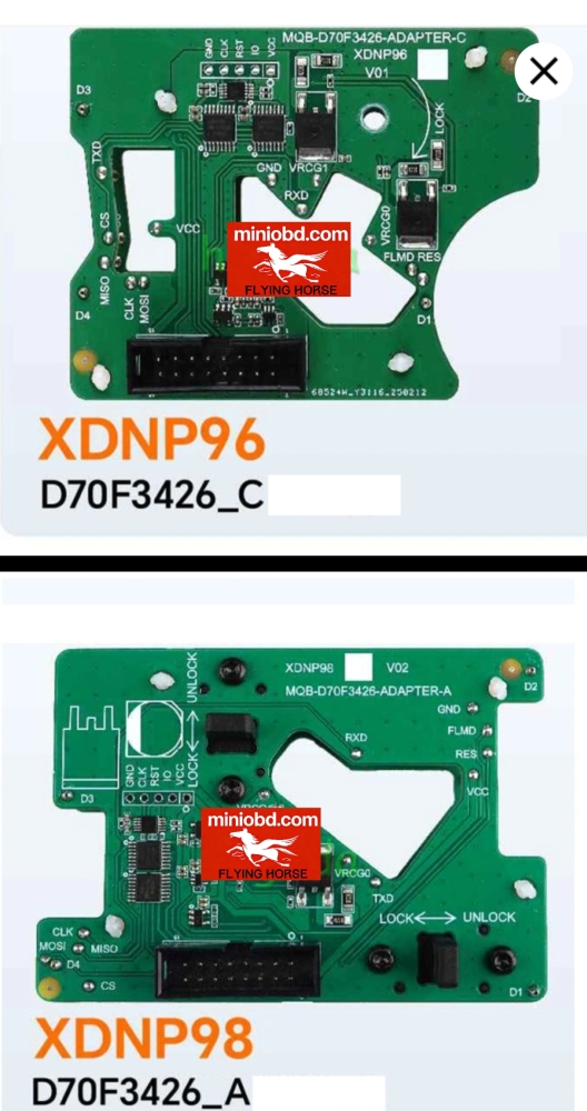 11pcs/set XHORSE XDNPM5GL MQB SA/SC/SD/D70F34XX Solder free Adapter used with KEY TOOL PLUS and MULTI-PROG