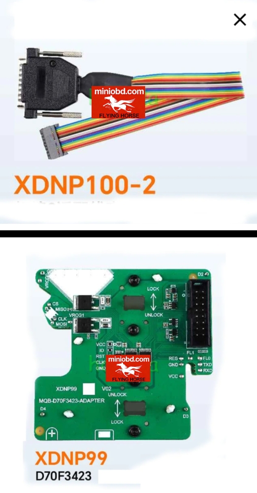 11pcs/set XHORSE XDNPM5GL MQB SA/SC/SD/D70F34XX Solder free Adapter used with KEY TOOL PLUS and MULTI-PROG