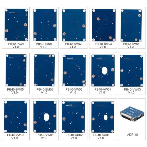 Lonsdor BMW BDC2 BDC3 MQB49 5C 5D Encrypted Solder-Free Adapter Kit 15 Pieces