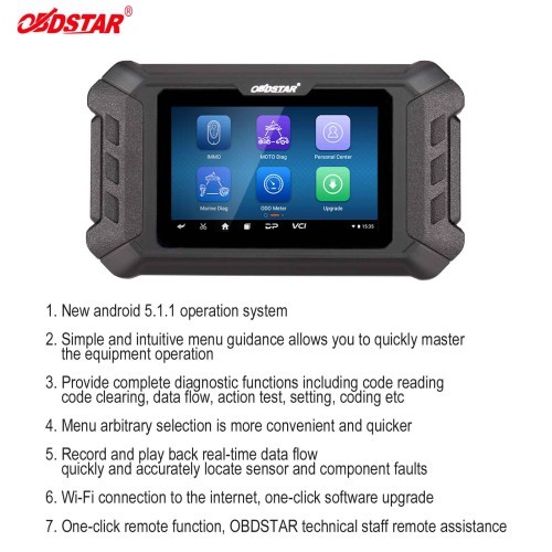 OBDSTAR iscan BRP(Can-am) Intelligent Motorcycle Diagnostic Equipment for Motorcycle and Boat Sea-Doo/ Sportboat