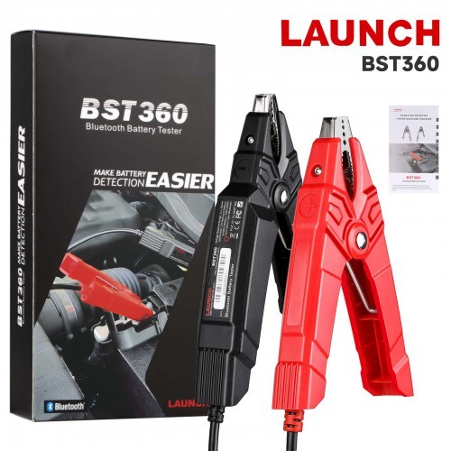 LAUNCH BST360 Car Battery tester Analysis 6V12V 2000CCA Voltage Battery Test Clip Charging Cricut Load tool for X431 V/V+/Pros/PRO3S+/Pro5/PAD VII