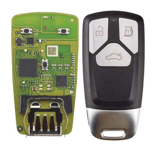 5PCS/LOT 2026 Xhorse XSMA4YEN MLB Remote Key A.D A4 Model PCB with 3 Buttons Key Shell work with MLB / VVDI2 / Key Tool Plus