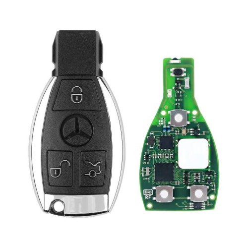 (5PCS/LOT) CG MB 08 Version Keyless Go Key 2-in-1 315MHz/433MHz with Shell for Mercedes W164 W221 W216 from Year 2005-2010