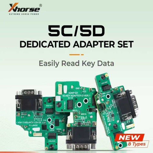 2026 Xhorse XDNPVDGL MQB 5C/5D Dedicated Adapter Set work with Key Tool Plus/ Multi Prog
