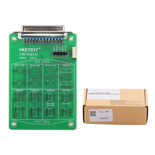 Keydiy #13 Remote Chip Reading Adapter for Reading Chip Data from Water-damaged or Broken 5C & 5D Keys Used with KD-MAX KD-MX4