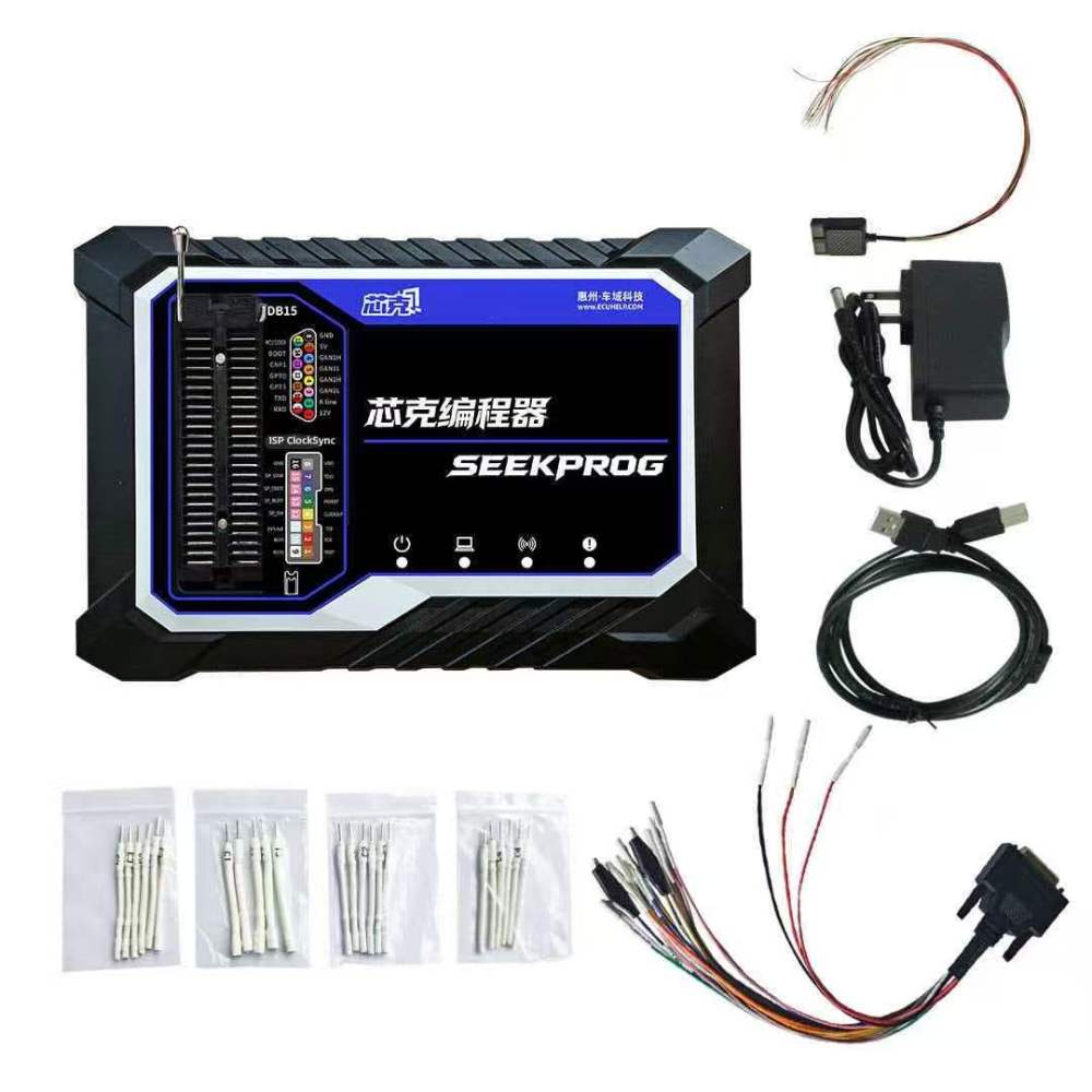 Seekprog Chip Programmer Seek prog ECU Programmer Supports Chips and Module Read/Write/Erase/Verify/Blank