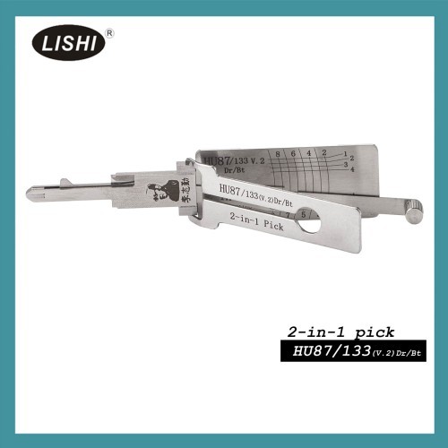 LISHI 2 in 1 Auto Pick and Decoder Locksmith Kit Including 77Pcs with Free Storage Case Free Shipping