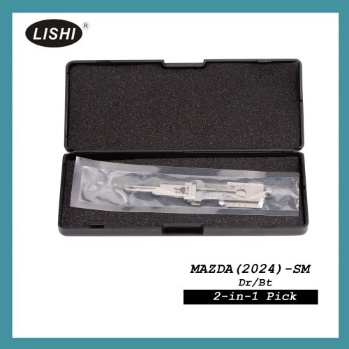 Original Lishi Mazda2024-SM for Mazda 2024+ 2-In-1 Pick Decoder 10 Cut Door