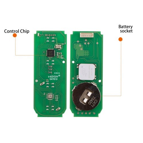 Keydiy C29AX71 Smart Key Titanium Gray without Buttons for NCF29Ax Series Smart Key Cloning
