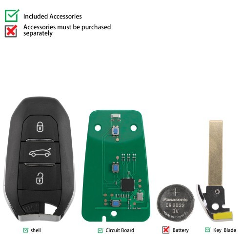 2026 KEYDIY ZB66 Smart Remote for Peugeot/Citroen Style