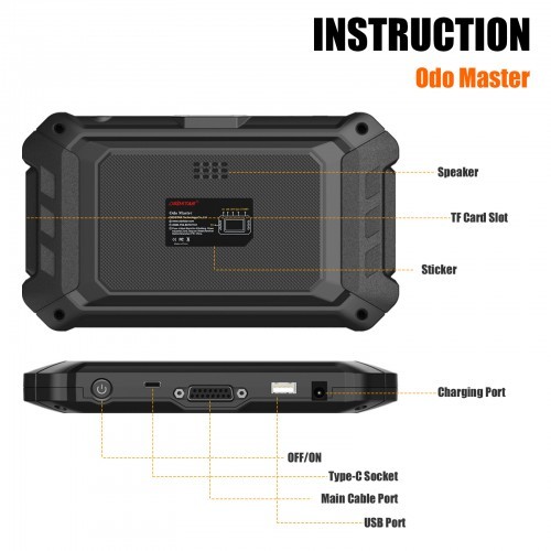 OBDSTAR ODOMASTER Full Version Odometer Correction Tool Get Free FCA 12+8 Adapter Supports Toyota S6J3XXX and Ducati KTM Motorcycles