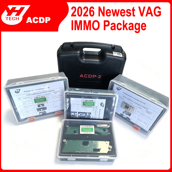 2026 Yanhua ACDP-2 Newest VAG IMMO Package with Module 29/33/34/44for Audi Gen5 BCM2/VW 4th 5th/MQB48 5A/MQB RH850 5A 5C/VAG 5C/5D IMMO& Mileage Correction
