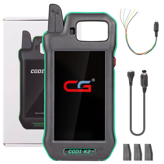 CG CGDI K2 Wifi Multi-functional Remote Generator Support ID48 96Bit Copy Professional Smart Locksmith Key Tool Get Free Renew Cable