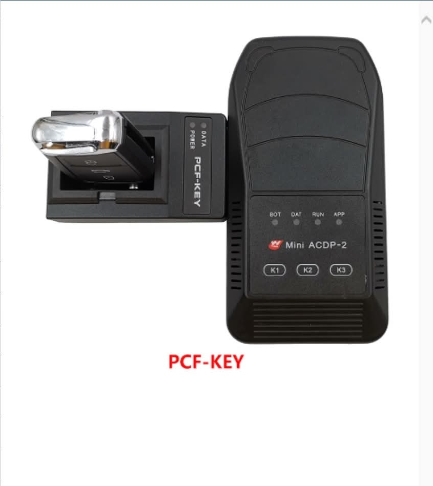 Yanhua Mini ACDP  PCF-key Adapter work with module44 to write Xhorse/KYDZ VAG 5C/5D Key without openning key shell