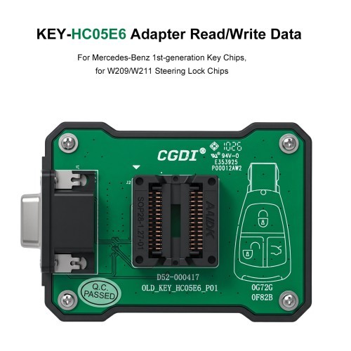 2026 New CGDI KEY-HC05E6 Adapter Work with CGDI MB and A2
