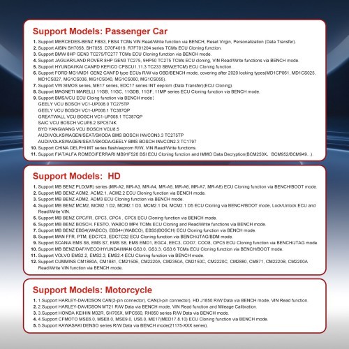OBDSTAR ECU MASTER Full Version( A+B+C+D)PC Based ECU Flasher for Passenger Car EV Motorcycle and HD (ECM/ TCM/ BCM)