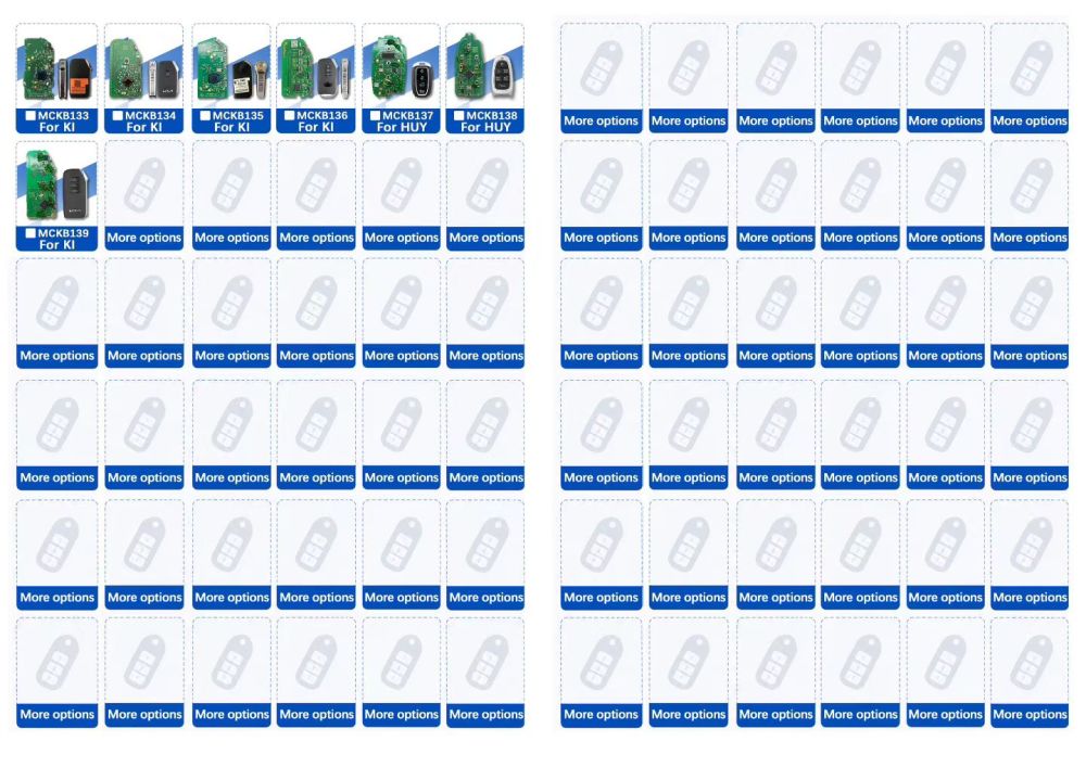 NXP Killer Programmer Optional Adapters (No.001-060 adapters) For All Original NCF29xx Chip Remote(unlimited version)