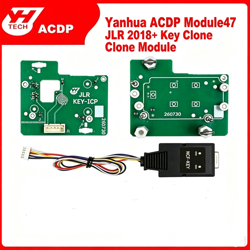 Yanhua ACDP Module 47 JLR Jaguar Land rover 2018+ Key Clone Module Support 2018+ JLR Key Clone module Without Removing RFA  