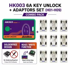 EONEBOSS HK003 6A Full Unlock Key Matching Tool with Solderfree Read/Write Adapters H-01 to H-09