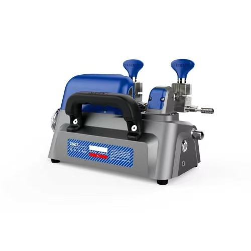 CGDI W1 Compact Manual Key Cutting Machine with 4-Sided Rotating Clamp, Built-in LED, Grinding Wheel