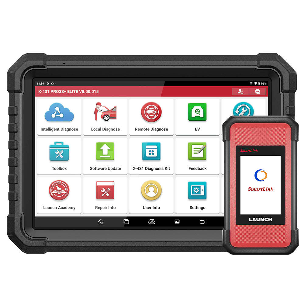 Global Version 2 Years Update LAUNCH X431 PRO3S+ Elite with SmartLink 2.0 VCI Supports Topology, J2534 Programming, Active Test, ECU Coding, 50+ Reset Functions
