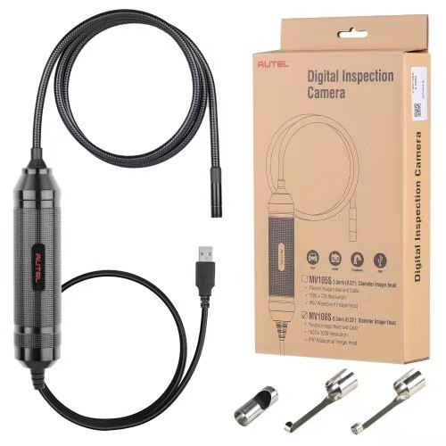 Original Autel MaxiVideo MV108S 8.5mm Digital Inspection Camera for MaxiSys Tablet Kit