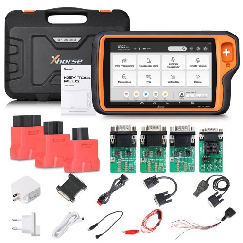 Xhorse VVDI Key Tool Plus Pad Global Advanced Full Version With VW MQB48-NEC35xx License, BMW Bench Read ISN and BMW Motorcycle License