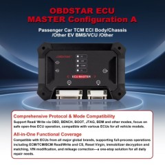 OBDSTAR ECU Master Configuration A for Passenger Car and EV Car TCM ECM BCM BMS VCU
