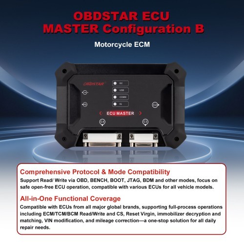 OBDSTAR ECU Master Configuration B for Motorcycle ECM