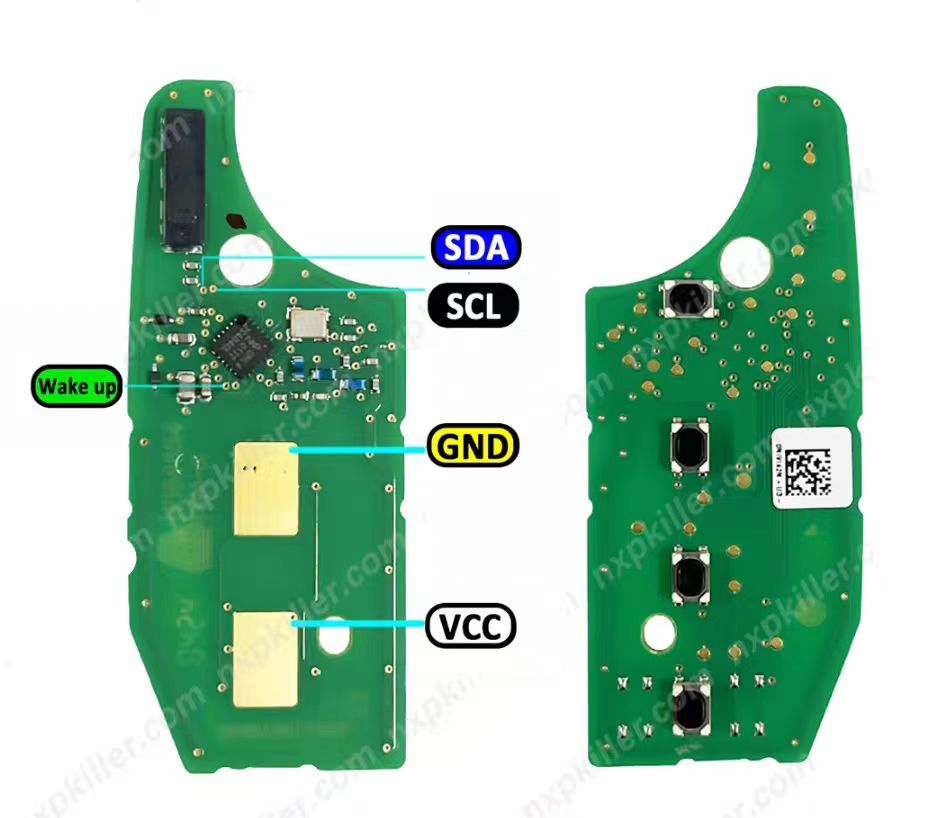 MCKB095 NXP KILLER Adapter For Jeep Renegade Fiat 500X 2016–2019/2020 FCC 2ADFTFI5AM433TX Remote ID4A Chip(10 pieces enjoy free shipping)